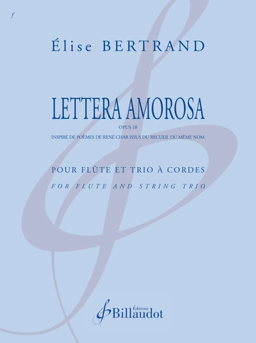 Lettera amorosa, Op.10 Visuell